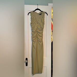 Zara Ruched Sleeveless Dress